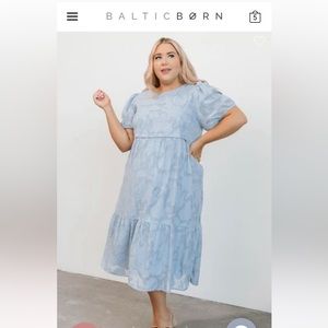 Baltic Born Blue dress maternity or breastfeeding